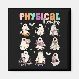 Womens Cute Ghost Physical Therapy Pt Physical The Magnet
