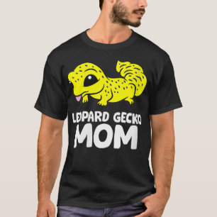 Womens Cute Leopard Gecko Mum Reptile Gecko Animal T-Shirt