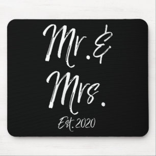 Womens Cute Matching Bride Groom Wedding Gifts Mr. Mouse Mat
