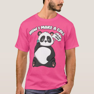 Womens Cute Panda Bear Premium T-Shirt