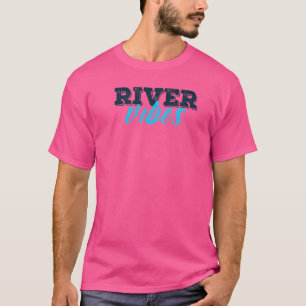 Women's Cute River Vibes Vintage Summer Family Flo T-Shirt