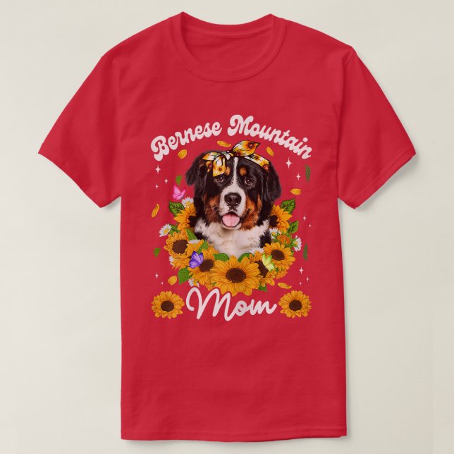 Womens Cute Siamese Cat Mom Sunflower Mothers Day  T-Shirt (Design Front)