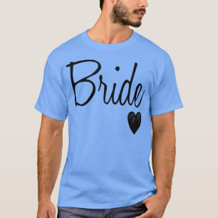 Womens Cute white Bride Bachelorette Party T-Shirt