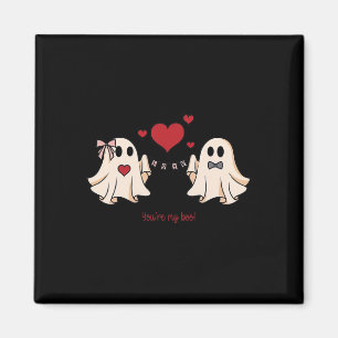 Womens Cute You're My Boo Ghost Cute Spooky Valent Magnet