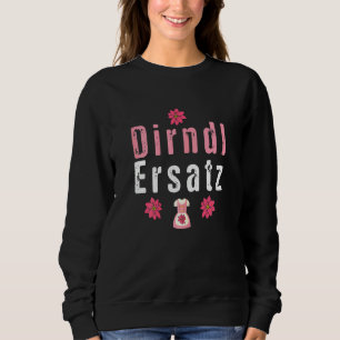 Womens Damen Mei Dirndl Is In Da Wäsch Damen I Vol Sweatshirt
