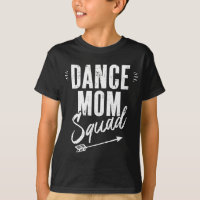 Womens DANCE MOM SQUAD DISTRESSED  COOL MOM GIFT