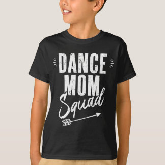 Womens DANCE MOM SQUAD DISTRESSED  COOL MOM GIFT T-Shirt