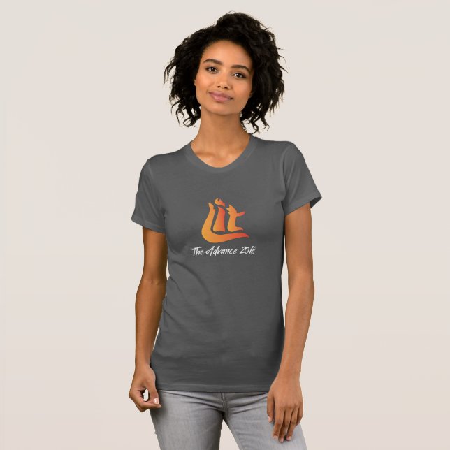 Womens Dark Grey T-Shirt (Front Full)