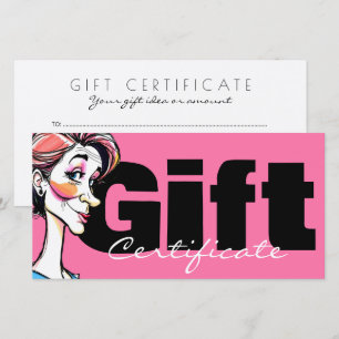 Women's Day Card - Funny Caricature 1 Certificate