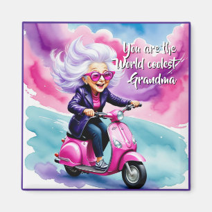 Women's Day Card - Funny Caricature 2 + your text Magnet