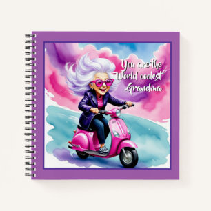 Women's Day Card - Funny Caricature 2 + your text Notebook