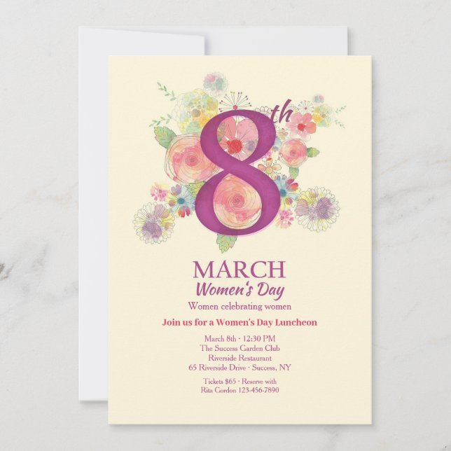 Women's Day Invitation (Front)
