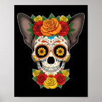 Womens Day Of The Souls Dead Day Sugarskull Dog