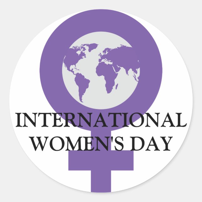 Women's Day Sticker (Front)