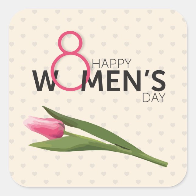 Women's Day Sticker (Front)