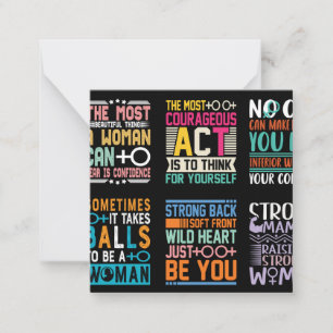 Women's Day T-shirt Design Card