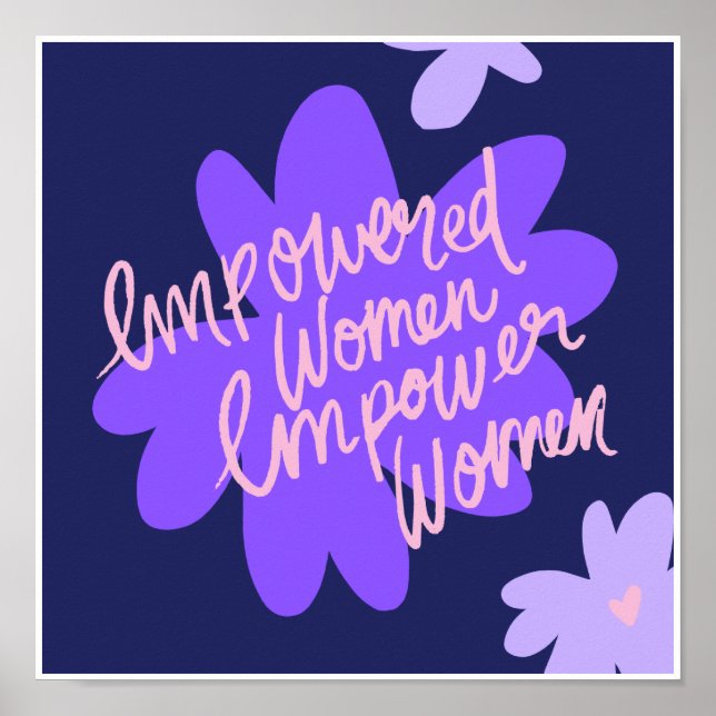 Women's day Theme cute Design Poster (Front)