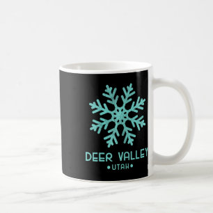 Womens Deer Valley Utah Skiing Coffee Mug