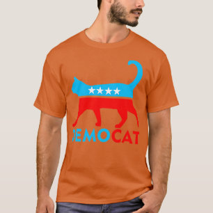Womens Democrat Democat Democat Cats for Kamala TS T-Shirt