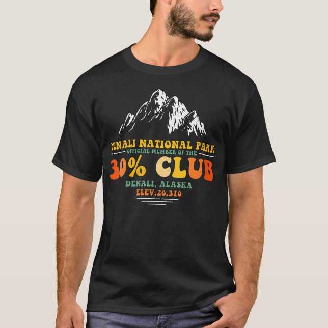 Womens Denali National Park Alaska 30 Club Denali T-Shirt (Front)