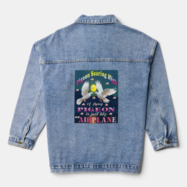 Women's Denim Jacket (Jean Jacket) (Back)