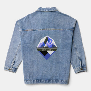 Women's Denim Jacket Jean Jacket Colourful Design 