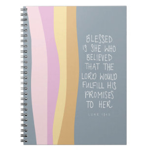 Women's Devotional Scripture Spiral Notebook
