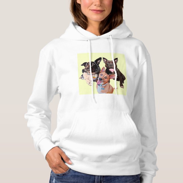 Womens - Dexter, Duke, & Lucy Hoodie (Front)
