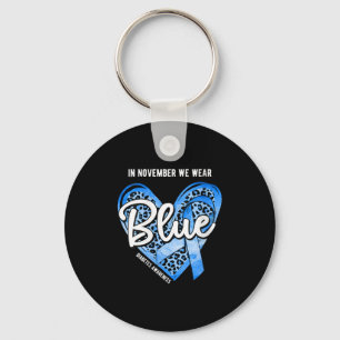 Womens Diabetes Awareness In November We Wear Blue Key Ring