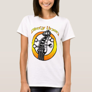 Women's Dirty Linen logo orange & yellow T-Shirt