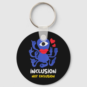 Womens Disability Awareness Day Handicap Disabled Key Ring