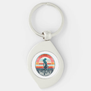 Womens Disc Golf - Frisbee Golf Female Key Ring