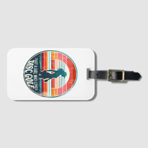 Womens Disc Golf - Frisbee Golf Female Luggage Tag