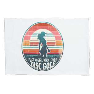 Womens Disc Golf - Frisbee Golf Female  Pillowcase