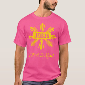 Womens Divine Mercy Jesus I Trust In You Catholic  T-Shirt