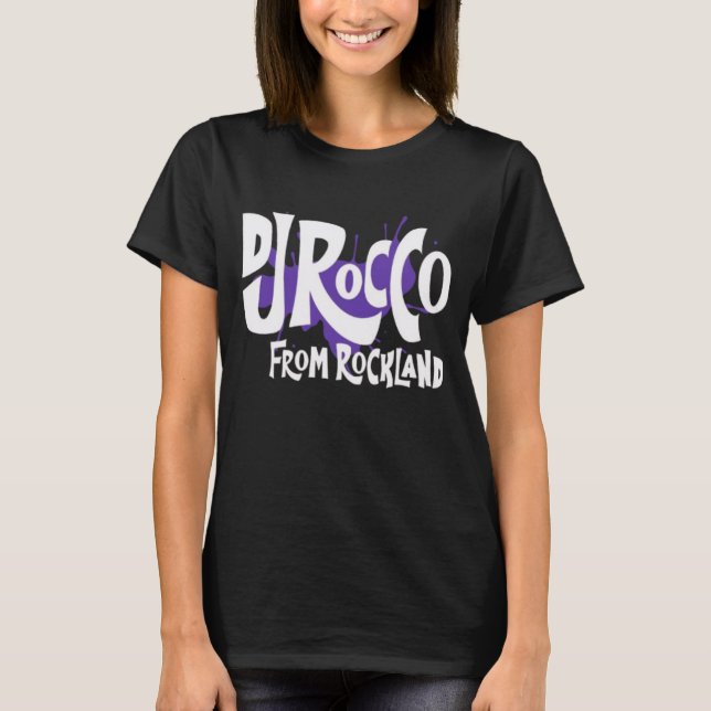 Women's DJ Rocco From Rockland Logo White T-Shirt (Front)