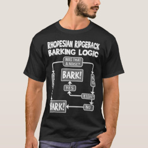 Womens Dog Barking Logic, funny dog gift, Funny Rh T-Shirt