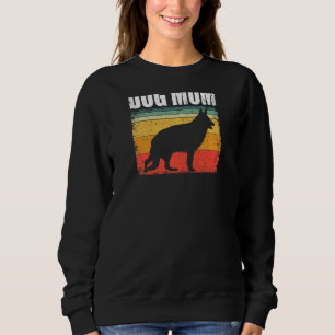 Womens Dog Mum German Shepherd German Shepherd Sweatshirt