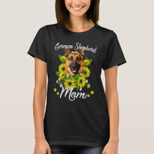 Womens Dog Mum Mothers Day German Shepherd Mum T-Shirt