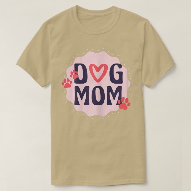 Womens Dog mum  T-Shirt (Design Front)