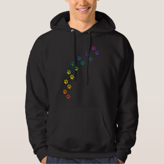 Women's Dog Paw Print Hoodie