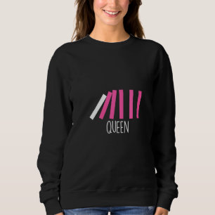 Womens Domino Player Women Gamer Girl Dominoes Boa Sweatshirt
