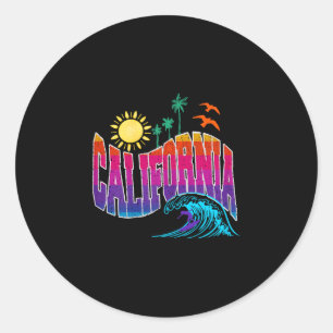 Women's don't make flip witch switch halloween classic round sticker