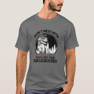 Womens Dont Mess With Nursesaurus Youll Get Jurass T-Shirt