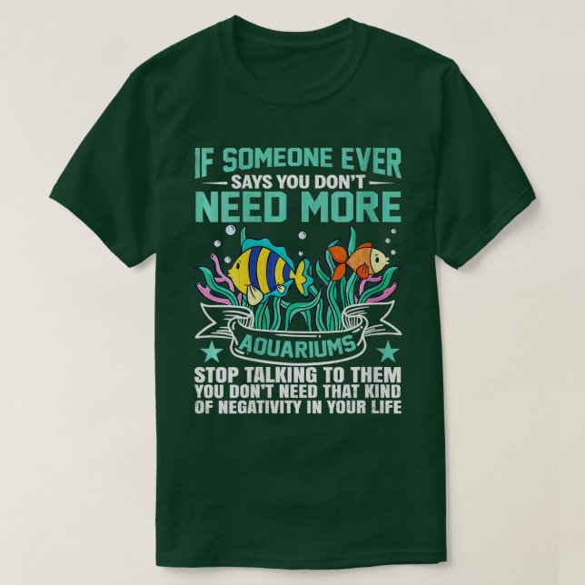 Womens Dont Need More Aquariums Funny Fishkeeping  T-Shirt (Design Front)