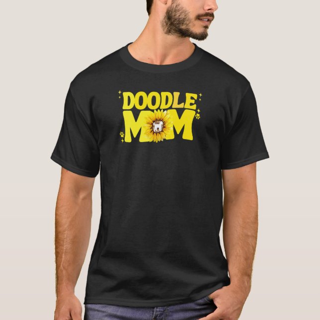 Womens Doodle Mom Labradoodle Bernedoodle Goldendo T-Shirt (Front)