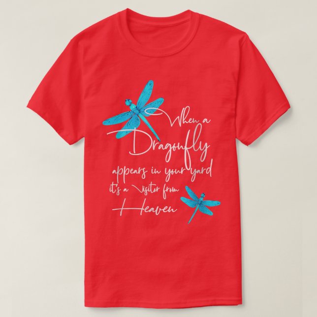 Womens Dragonfly spiritual faith dragonflies lover T-Shirt (Design Front)