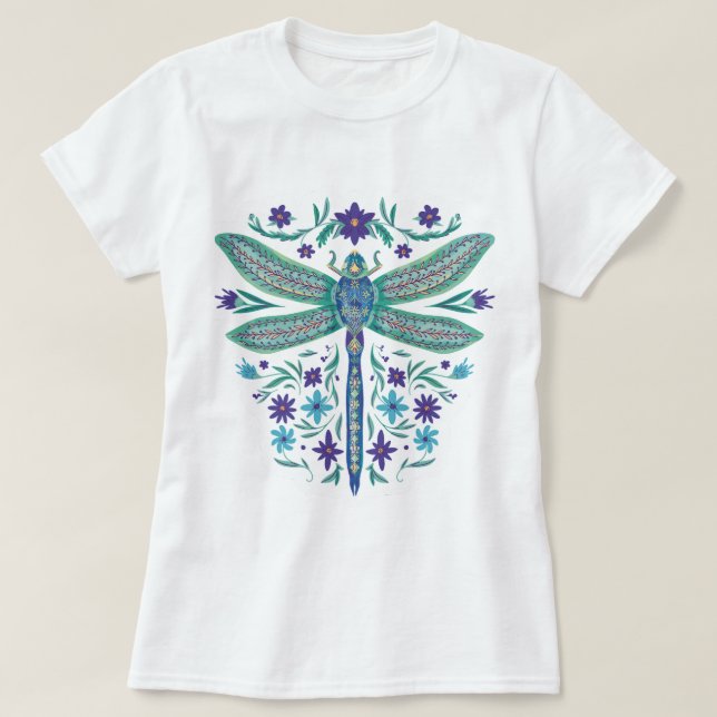 Women's dragonfly  T-Shirt (Design Front)