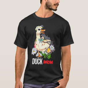Women's Duck Mum Mother Mummy Farm Animal Funny T-Shirt