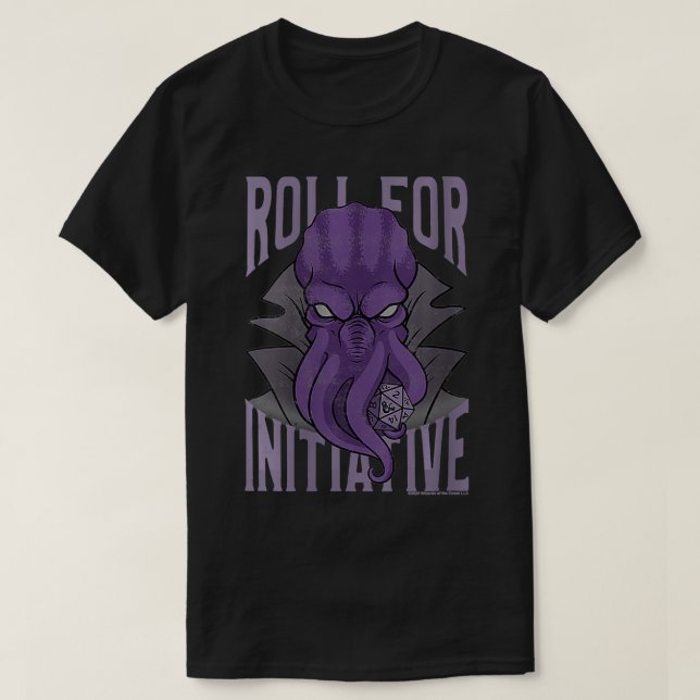 Womens Dungeons & Dragons Illithid Roll For Initia T-Shirt (Design Front)